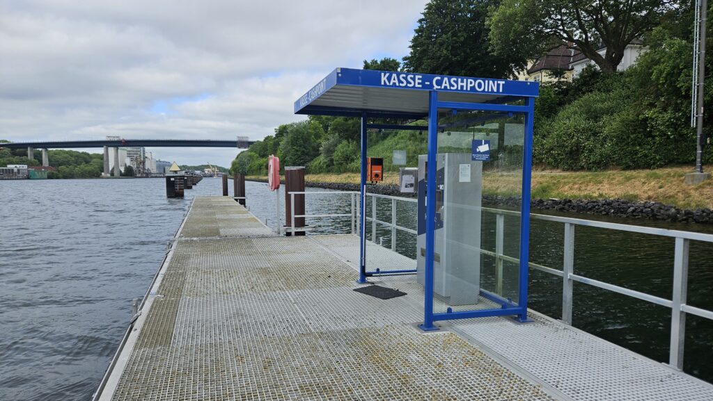 Pay machine in Kiel Canal