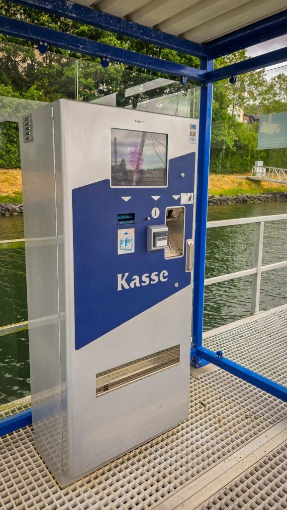 Pay machine in Kiel Canal