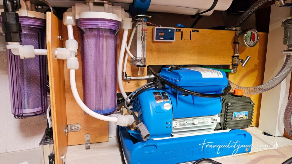 Modular watermaker Rainman installed on Malo 39
